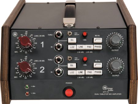 Heritage Audio DTT-73 Dual Tabletop Microphone Preamp Online Sale