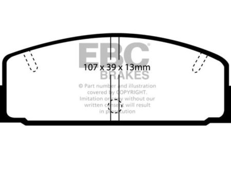 EBC 03-04 Mazda Protege 2.0 Turbo (Mazdaspeed) Greenstuff Rear Brake Pads Online Hot Sale