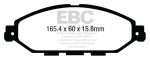 EBC 12-13 Infiniti JX35 3.5 Greenstuff Front Brake Pads Discount