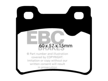 EBC 94-96 Saab 900 2.0 Turbo Greenstuff Rear Brake Pads on Sale