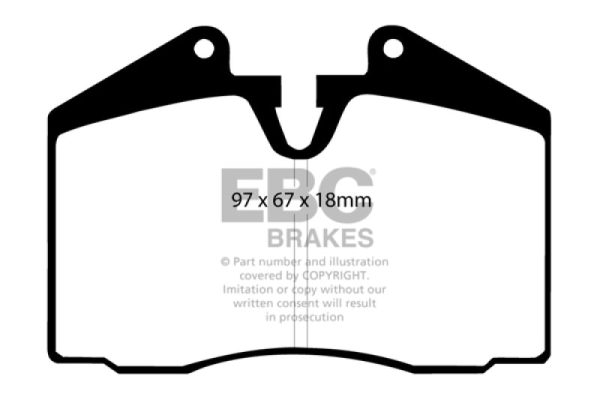 EBC 86-91 Porsche 928 5.0 Greenstuff Rear Brake Pads For Sale