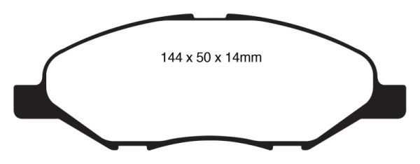 EBC 09-11 Nissan Versa 1.6 Greenstuff Front Brake Pads Sale