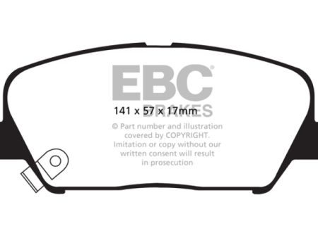 EBC 11-15 Kia Optima 2.0 Turbo Greenstuff Front Brake Pads For Discount