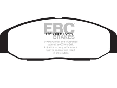 EBC 08-13 Cadillac CTS 3.0 Greenstuff Front Brake Pads on Sale