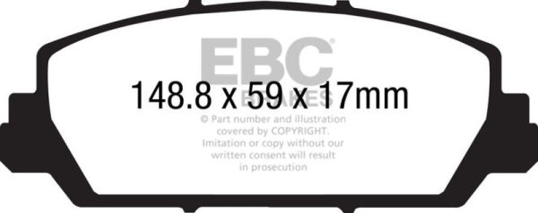 EBC 12+ Acura RDX 3.5 Greenstuff Front Brake Pads on Sale