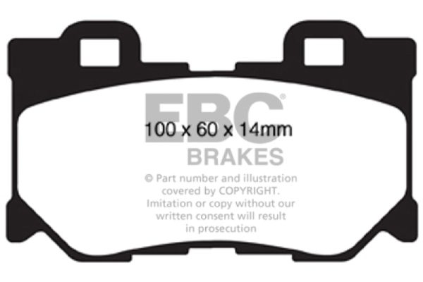 EBC 08-15 Infiniti G37 3.7 Greenstuff Rear Brake Pads Discount