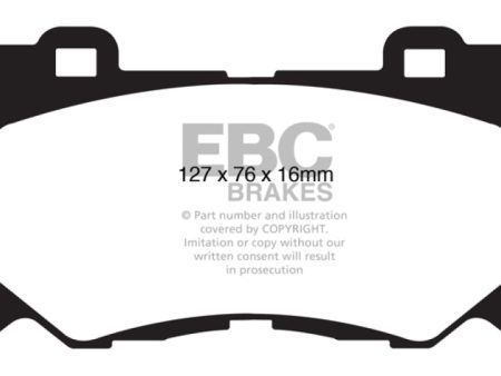 EBC 08-15 Infiniti G37 3.7 Greenstuff Front Brake Pads Fashion