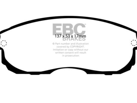 EBC 99-01 Infiniti G20 2.0 Greenstuff Front Brake Pads Supply