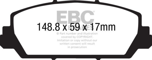 EBC 12+ Acura RDX 3.5 Greenstuff Front Brake Pads on Sale