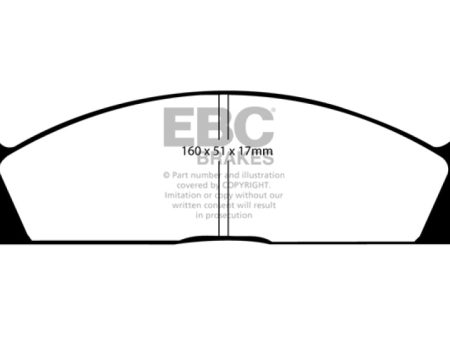 EBC 92-97 Subaru SVX 3.3 Greenstuff Front Brake Pads Online