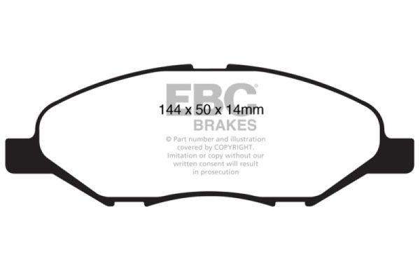 EBC 09-11 Nissan Versa 1.6 Greenstuff Front Brake Pads Sale