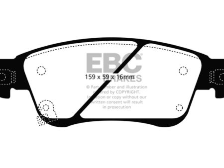 EBC 11-13 Infiniti G25 2.5 Greenstuff Front Brake Pads Online Hot Sale