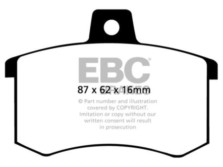 EBC 91-95 Alfa Romeo 164 2.0 Turbo Greenstuff Rear Brake Pads Supply