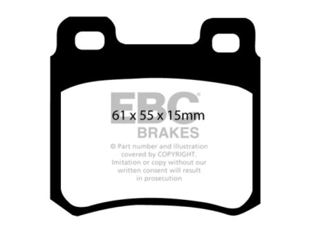 EBC 94-95 Mercedes-Benz C220 (W202) 2.2 Greenstuff Rear Brake Pads Cheap