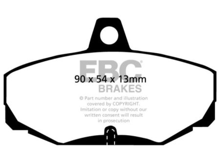 EBC 96-00 Ac Ace 5.0 Greenstuff Rear Brake Pads Hot on Sale