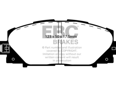 EBC 06+ Toyota Yaris 1.5 Greenstuff Front Brake Pads For Sale