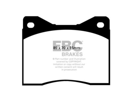 EBC 96-00 Ac Ace 5.0 Greenstuff Front Brake Pads Discount