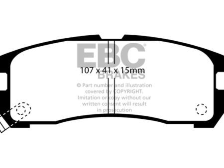 EBC 95-99 Chrysler Sebring Coupe 2.0 Greenstuff Rear Brake Pads For Discount