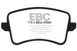 EBC 09-11 Audi A4 2.0 Turbo Greenstuff Rear Brake Pads Sale