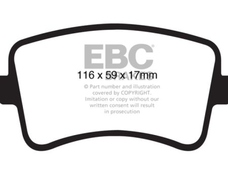 EBC 09-11 Audi A4 2.0 Turbo Greenstuff Rear Brake Pads Sale