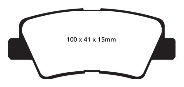 EBC 09-11 Hyundai Azera 3.3 Greenstuff Rear Brake Pads For Cheap