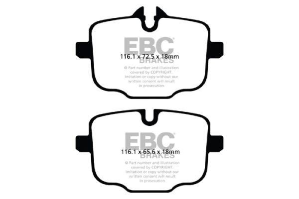 EBC 10+ BMW 535i 3.0 Turbo (F10) Greenstuff Rear Brake Pads Sale