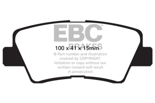 EBC 09-11 Hyundai Azera 3.3 Greenstuff Rear Brake Pads For Cheap