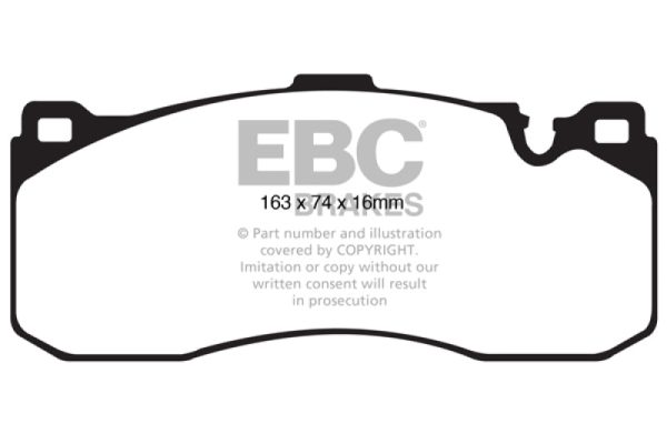 EBC 08-10 BMW 135 3.0 Twin Turbo Greenstuff Front Brake Pads For Discount