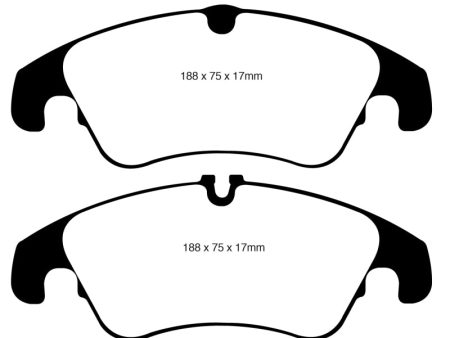 EBC 09-11 Audi A4 2.0 Turbo Greenstuff Front Brake Pads For Sale