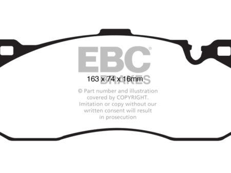 EBC 08-10 BMW 135 3.0 Twin Turbo Greenstuff Front Brake Pads For Discount