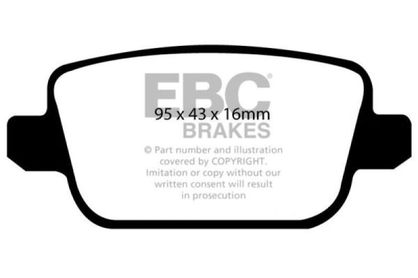 EBC 06+ Volvo S80 3.2 (300mm Front Rotors) Greenstuff Rear Brake Pads Hot on Sale