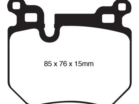 EBC 08-10 BMW 135 3.0 Twin Turbo Greenstuff Rear Brake Pads Online Sale