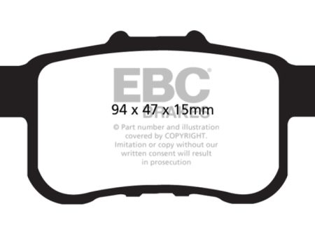 EBC 09-14 Acura TSX 2.4 Greenstuff Rear Brake Pads For Discount