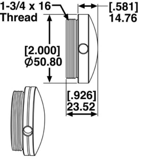 SPC Performance DOMED RUBBER FOOT Discount