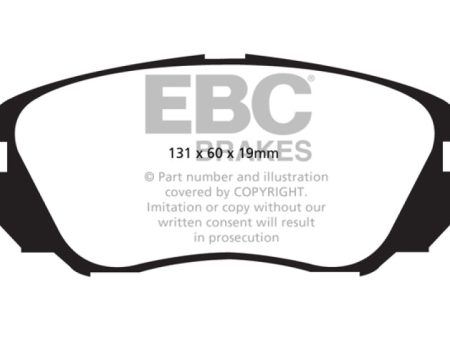 EBC 10+ Buick Allure (Canada) 3.0 Greenstuff Front Brake Pads on Sale