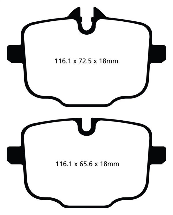 EBC 10+ BMW 535i 3.0 Turbo (F10) Greenstuff Rear Brake Pads Sale