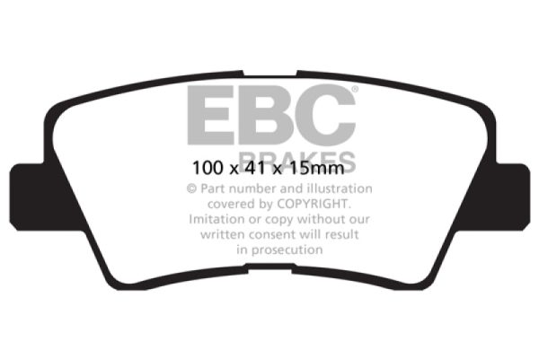 EBC 09-11 Hyundai Azera 3.3 Greenstuff Rear Brake Pads For Cheap